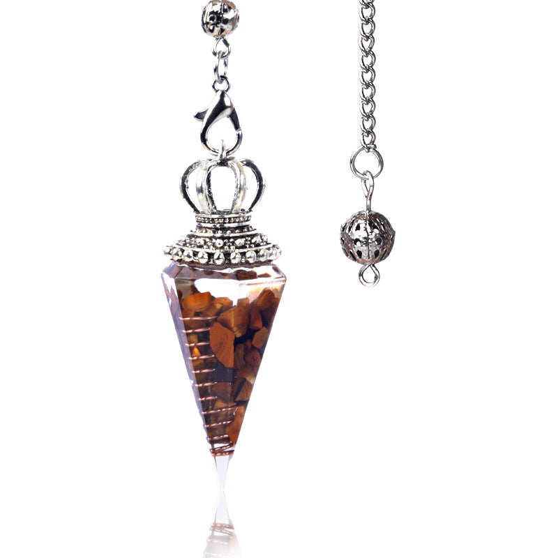 Wholesale Crystal Gravel Resin Pendulum